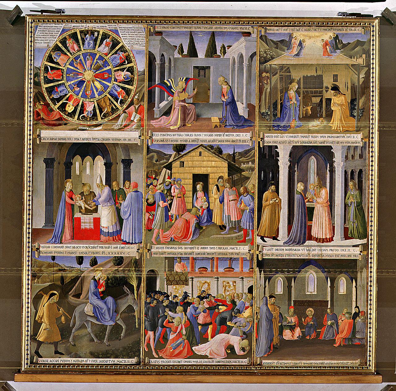 episodi del Nuovo Testamento (pannello) di Giovanni da Fiesole detto Beato Angel