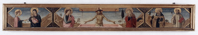 Matrimonio mistico di Santa Caterina d'Alessandria, Cristo in piet&agrave;, 