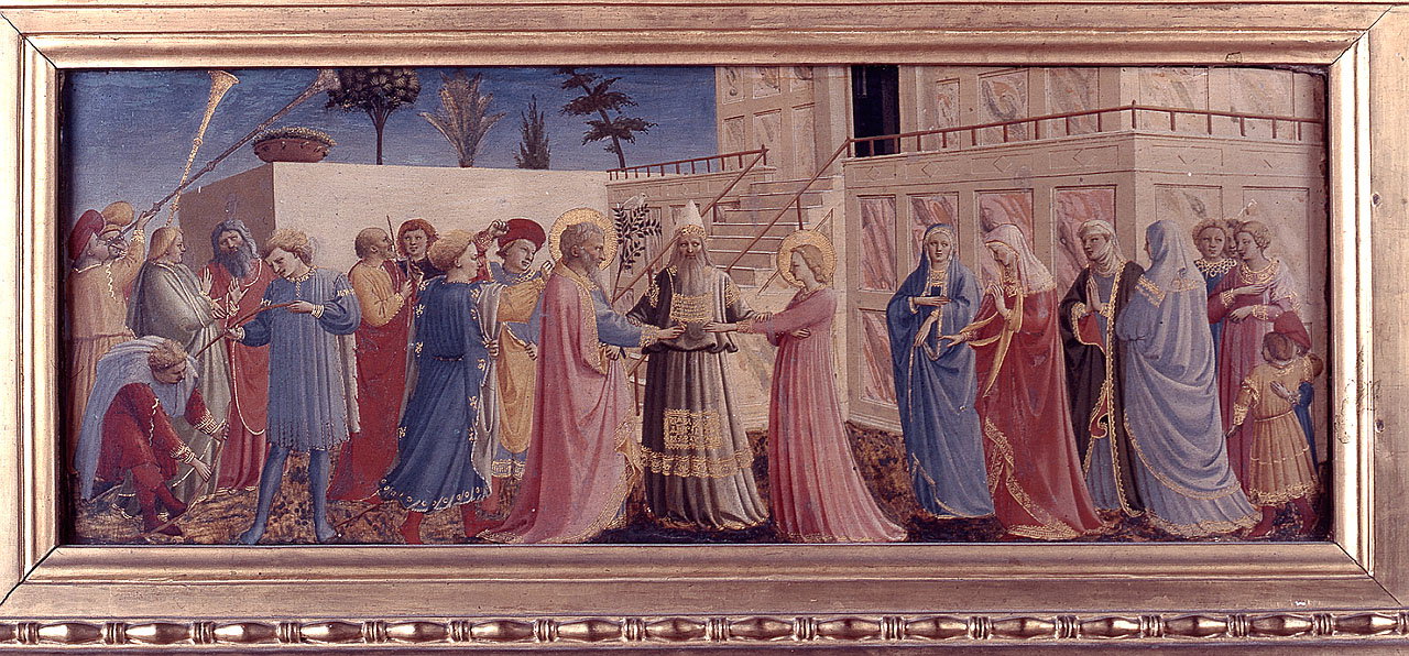 sposalizio di Maria Vergine (dipinto) di Giovanni da Fiesole detto Beato Angelic