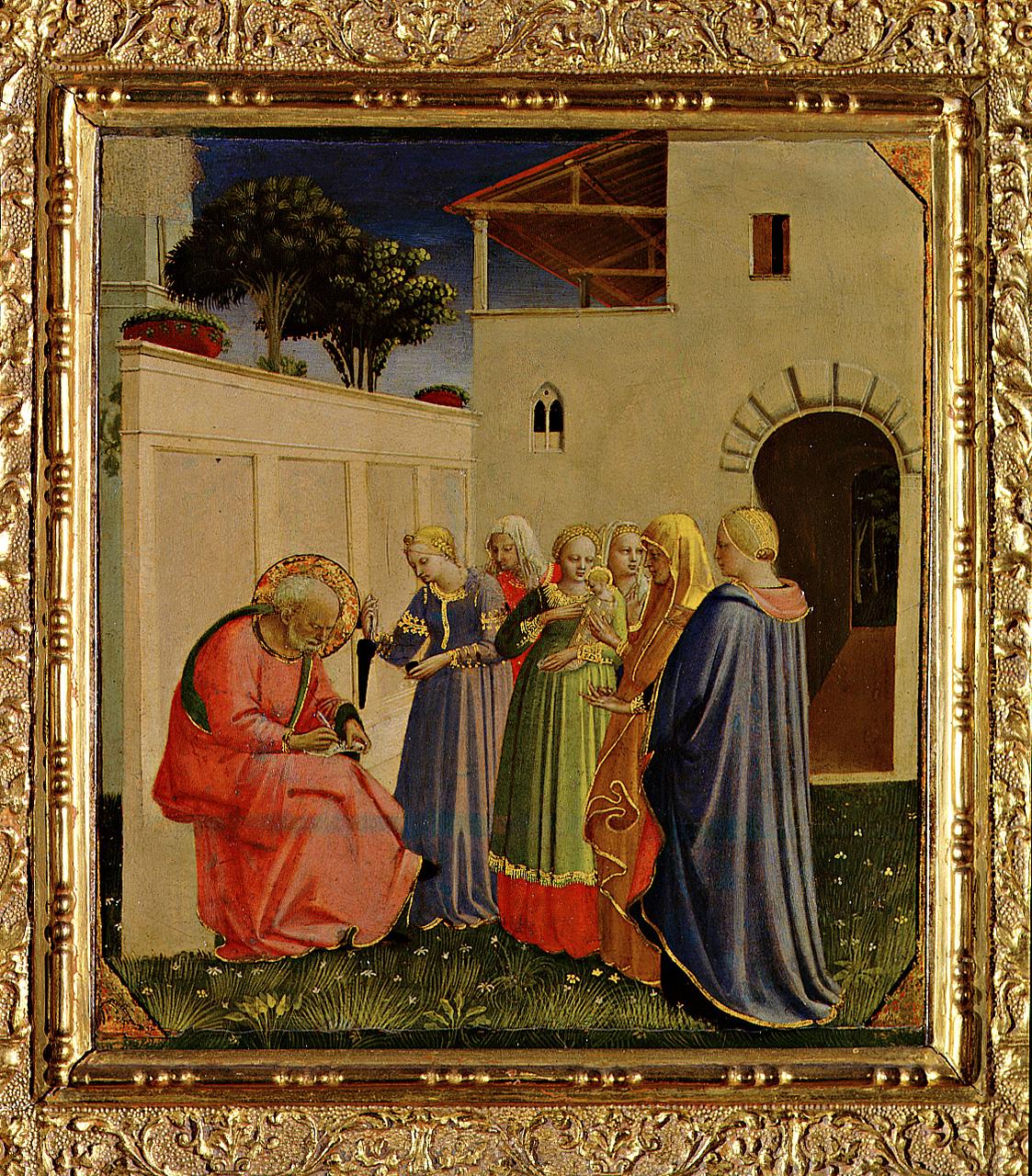 imposizione del nome a San Giovanni Battista (dipinto) di Giovanni da Fiesole de