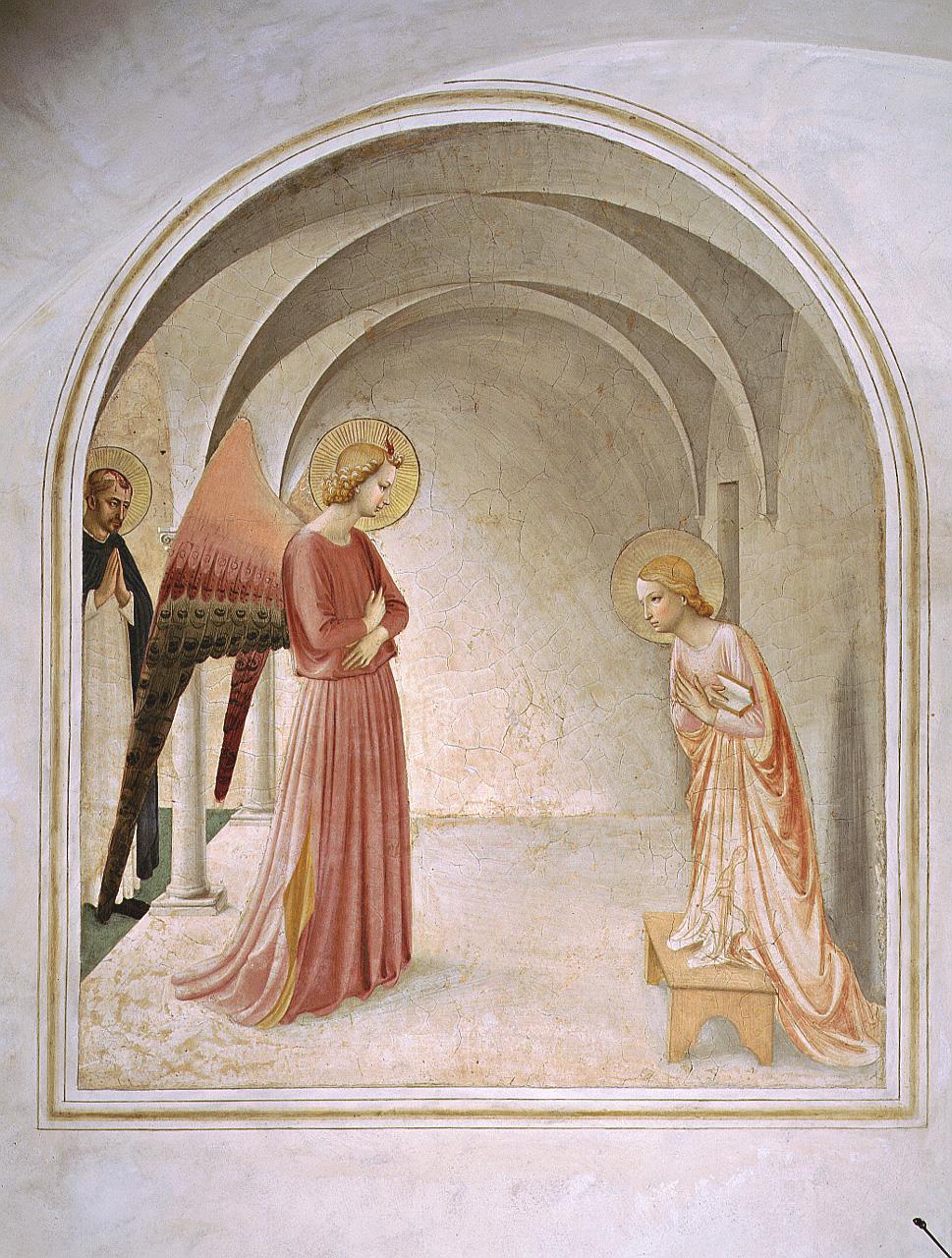 Annunciazione, San Pietro Martire (dipinto) di Giovanni da Fiesole detto Beato A