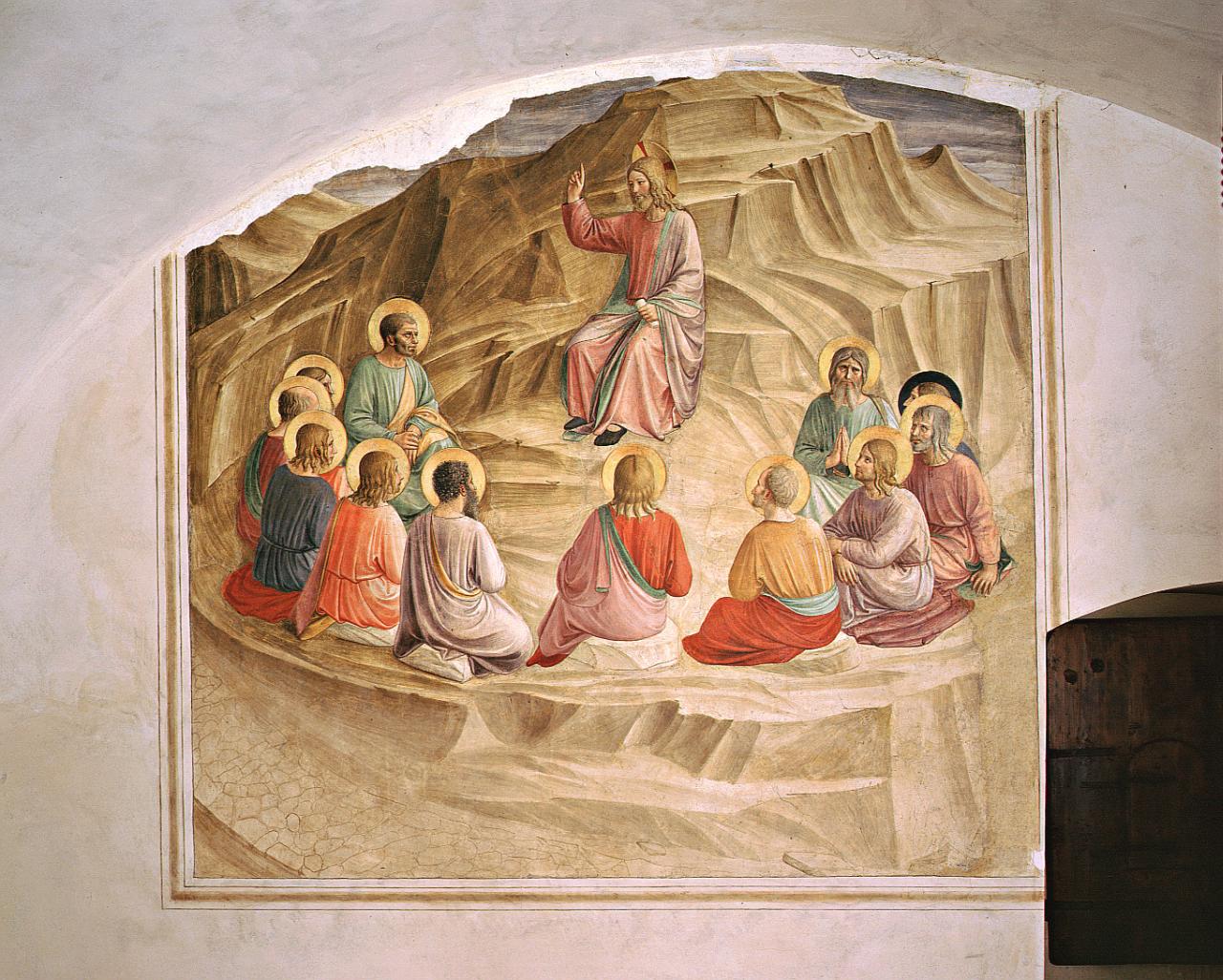 discorso della montagna (dipinto) di Giovanni da Fiesole detto Beato Angelico (e