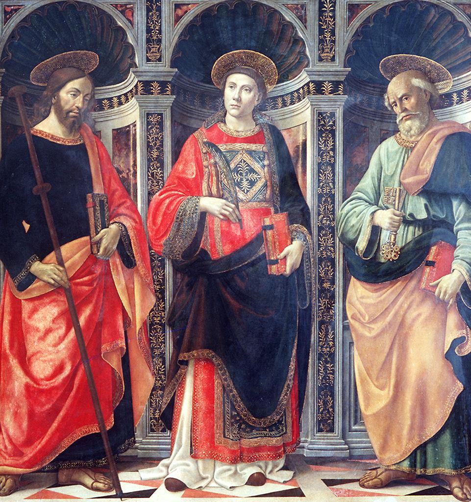 San Giacomo il Maggiore, Santo Stefano e San Pietro (dipinto) by Bigordi Domenic