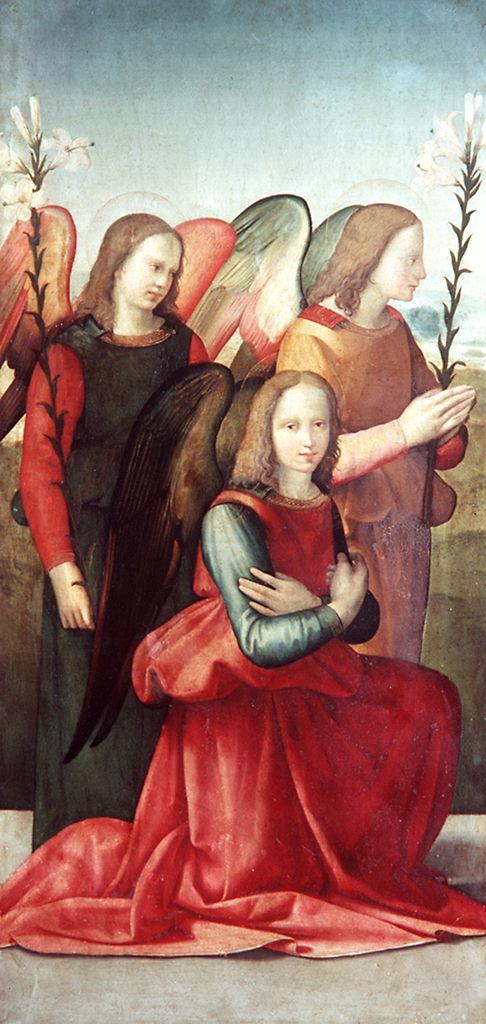 Angeli, soggetto pittorico di Ridolfo Ghirlandaio (sec. XVI)