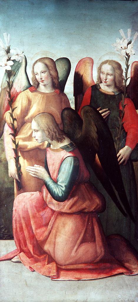 angeli (dipinto) di Ridolfo Ghirlandaio (sec. XVI)