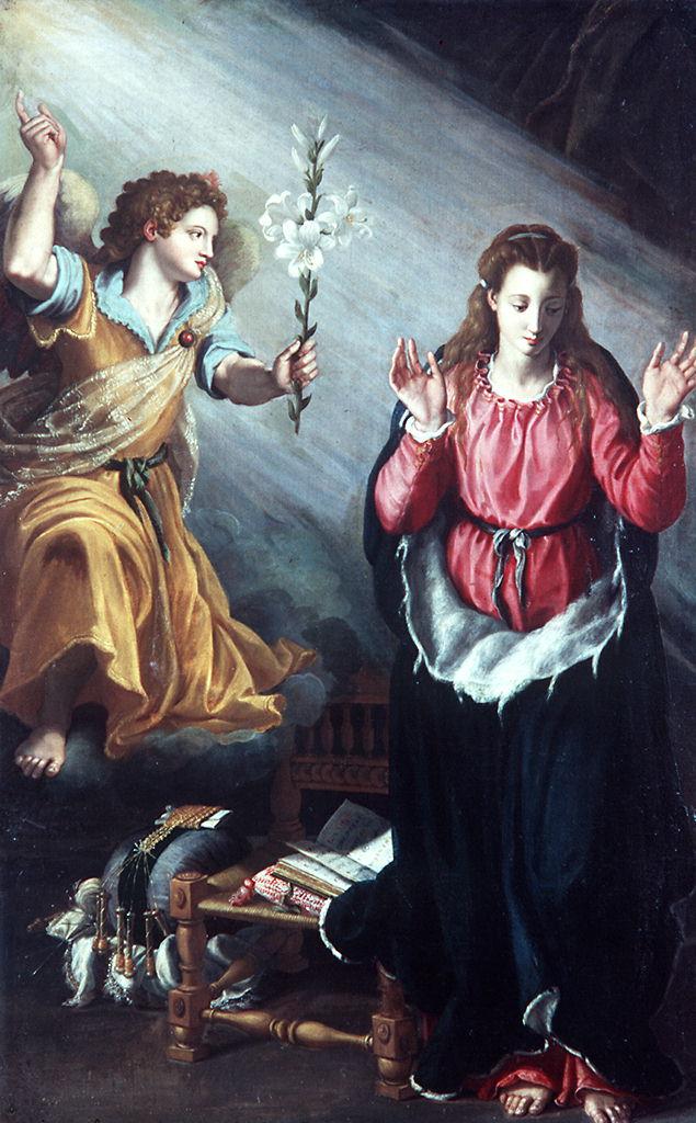 Annunciazione (dipinto) by Allori Alessandro (sec. XVII)