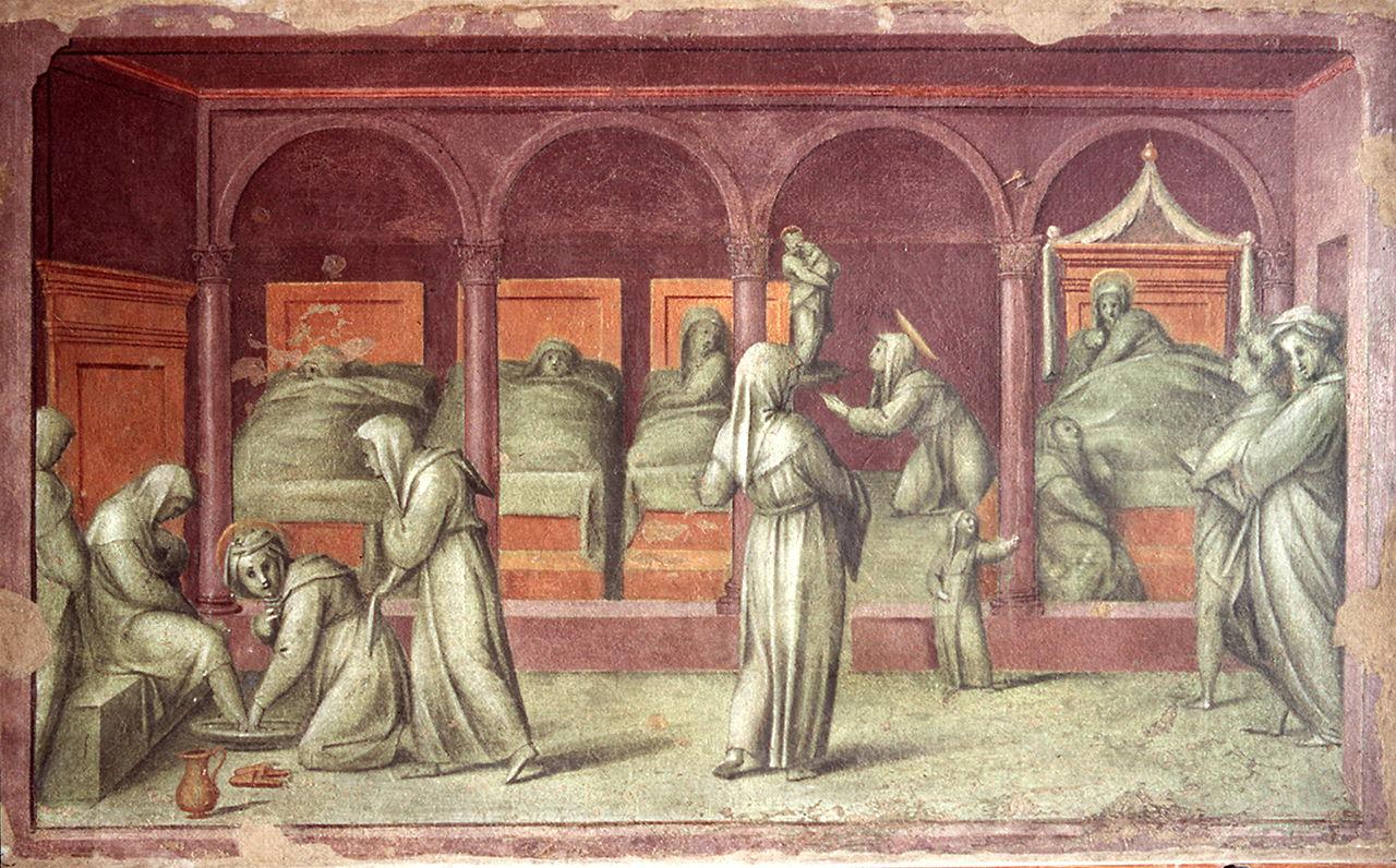 episodi della vita della beata Umilt&agrave; (dipinto) di Carucci Jacopo detto P