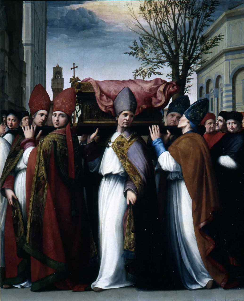 funerali di San Zanobi (dipinto) by Bigordi Ridolfo detto Ridolfo Ghirlandaio (s