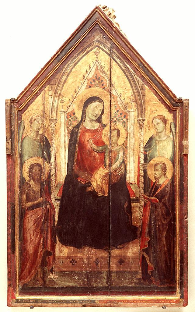 Madonna con Bambino in trono tra San Giovanni Battista e San Luca (dipinto) di D