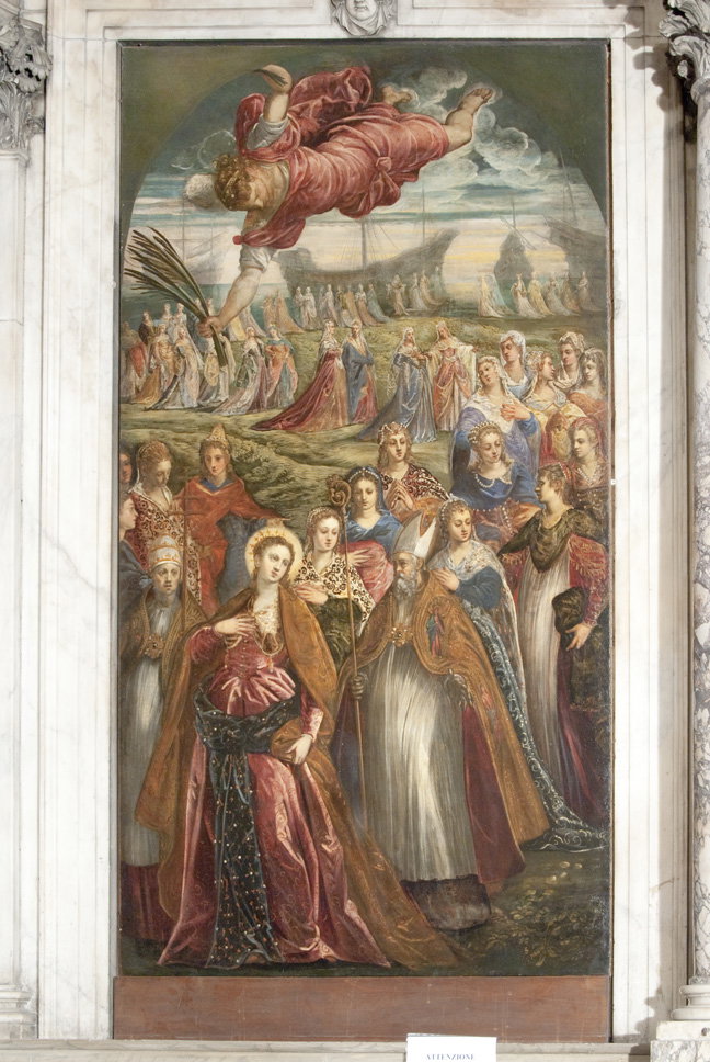 leggenda di Sant'Orsola (pala d'altare, opera isolata) di Robusti Jaco