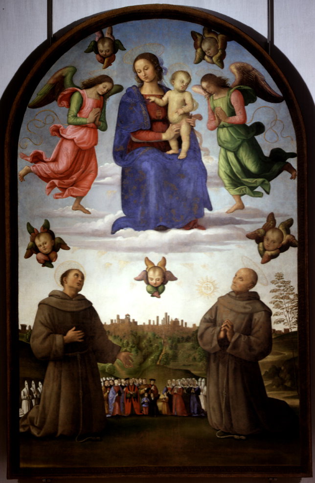 Madonna con Bambino e Santi (dipinto, opera isolata) by Vannucci Pietro detto il