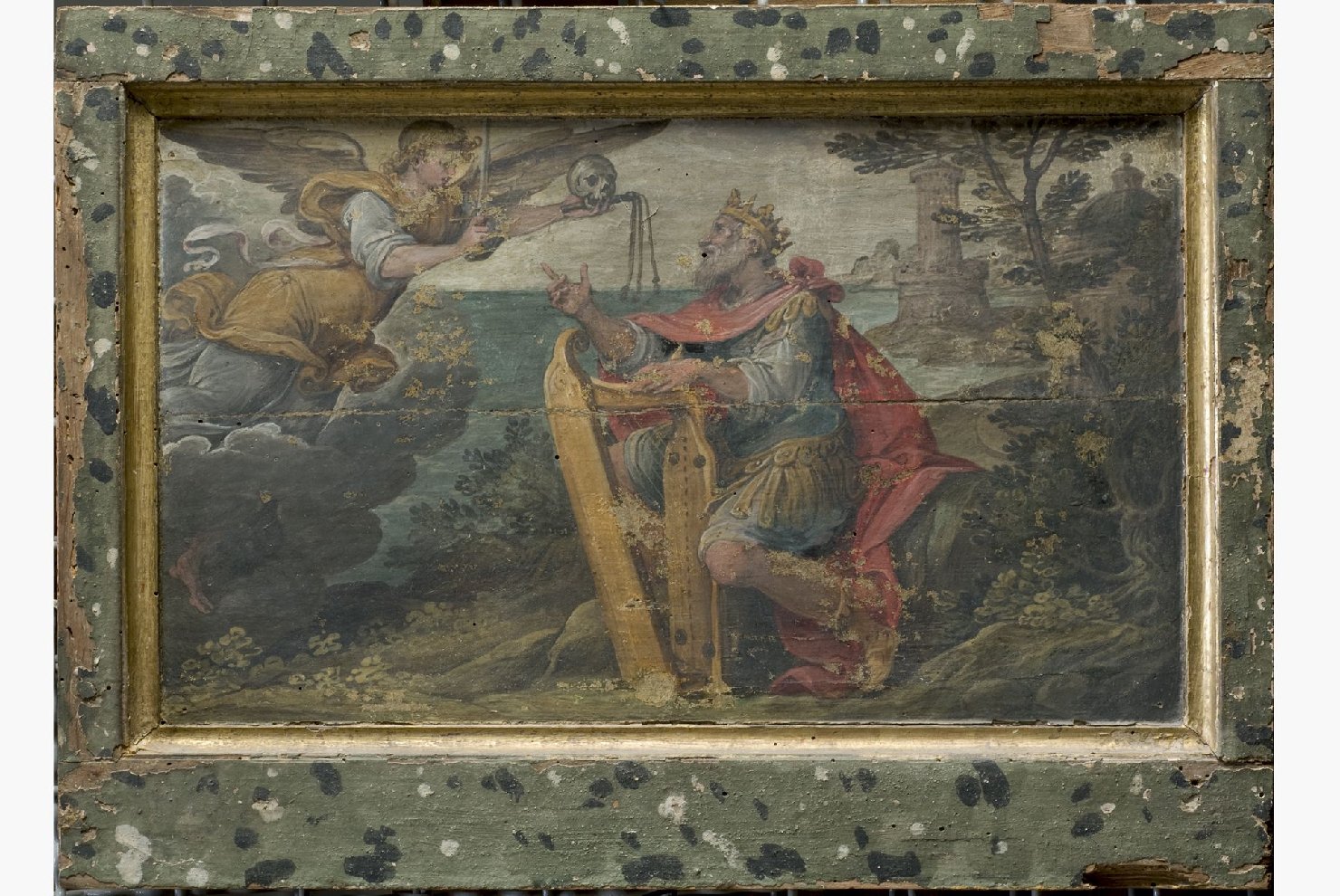 angelo con i simboli delle tre punizioni appare a David (dipinto, opera isolata)