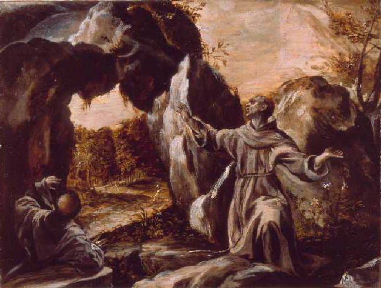 San Francesco d'Assisi riceve le stimmate (dipinto) di Theotocopoulos Domen