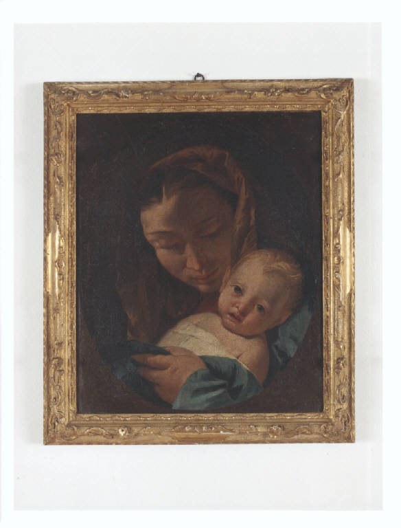 Madonna con Bambino (dipinto, opera isolata) - scuola veneta (prima met&agrave; 