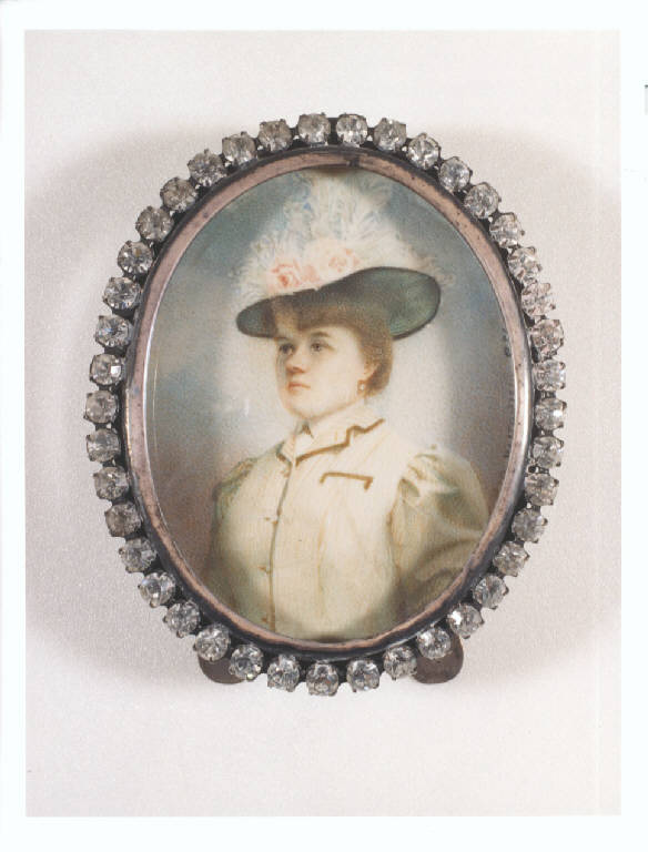 Figura femminile (miniatura, opera isolata) - manifattura italiana (inizio sec. 