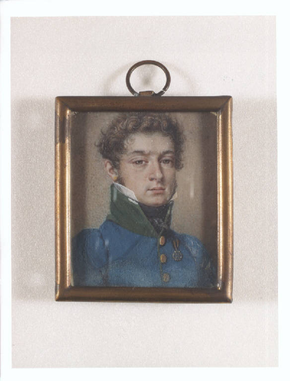 Figura maschile (miniatura, opera isolata) - manifattura italiana (inizio sec. X