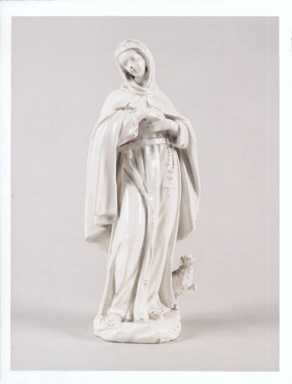 Santa Margherita da Cortona (scultura, opera isolata) - manifattura italiana (se