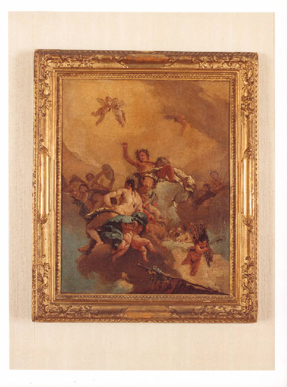 Bacco e Arianna (dipinto, opera isolata) di Tiepolo Giambattista (prima met&agra