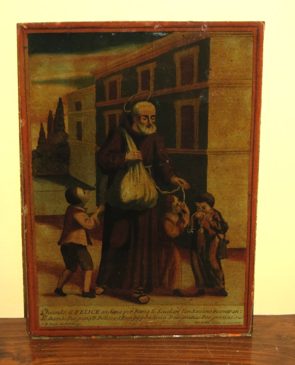 San Felice da Cantalice (dipinto) di Sintes Giovanbattista, P. F. Paolo da Filis