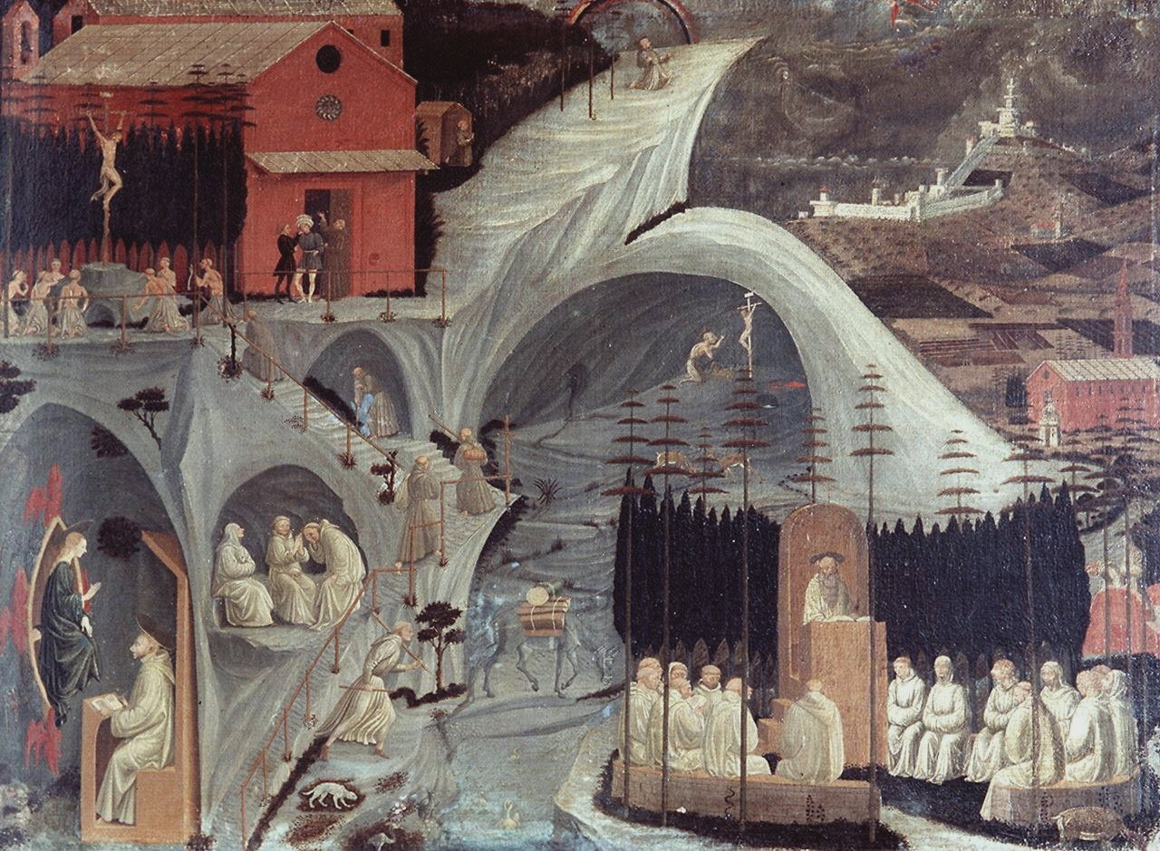 Perspectiva Religiosorum o Tebaide (dipinto) by Paolo Uccello (sec. XV)