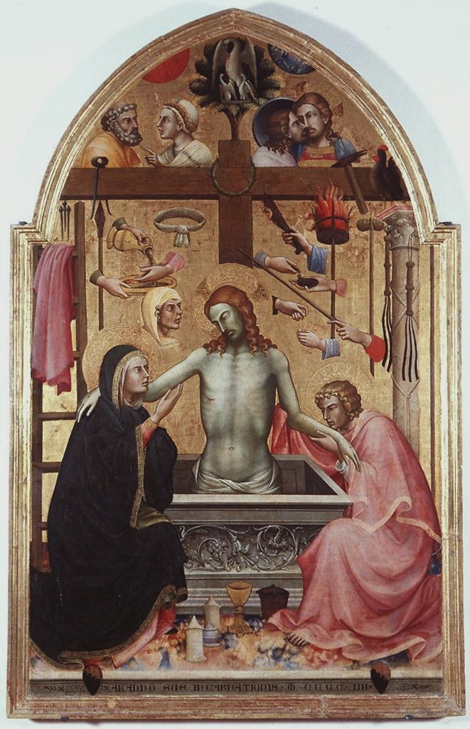 Cristo in piet&agrave; con negazione di San Pietro e bacio di Giuda (dipinto) by