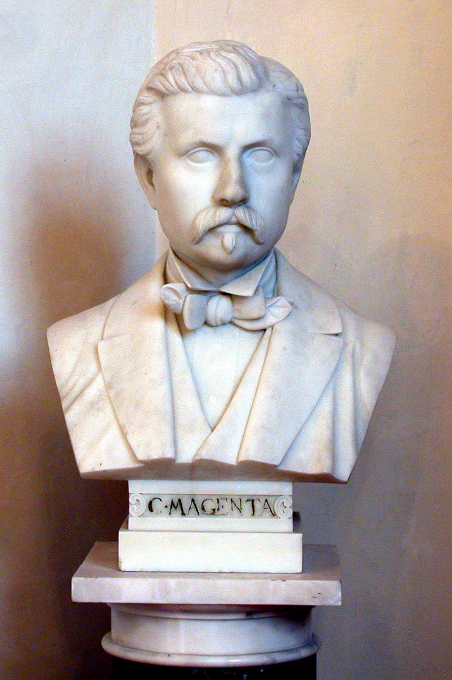 Busto di Carlo Magenta (scultura, opera isolata) di Pelliccia Ferdinando (fine/ 