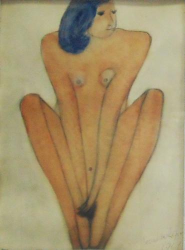 Donna con ventaglio