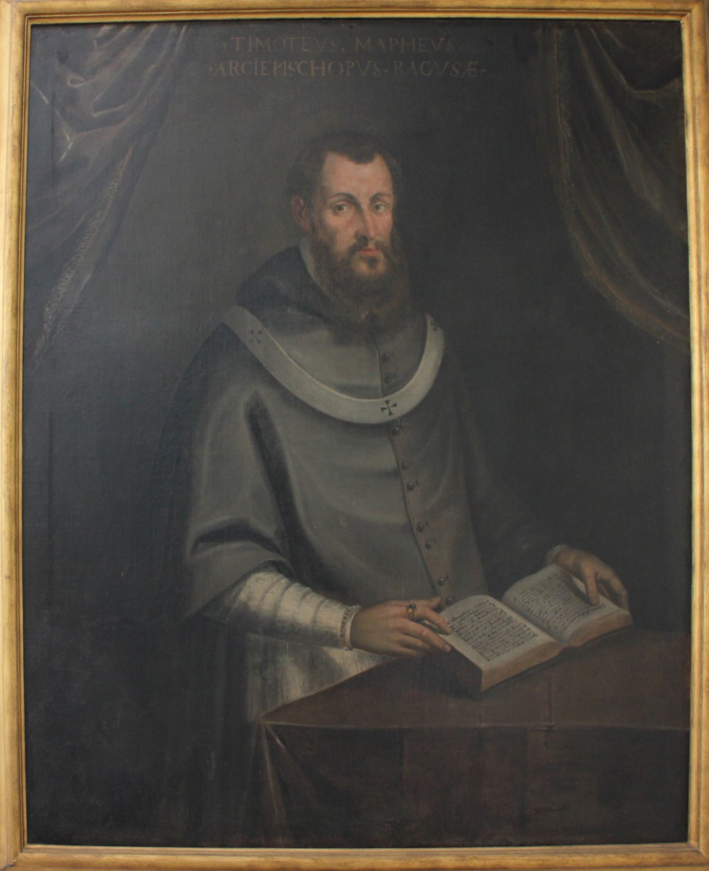Ritratto di Timoteo Maffei (dipinto) - ambito veneto (sec. XVI)