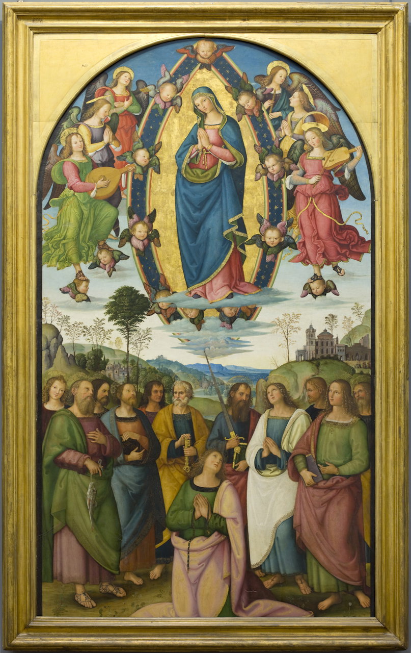 assunzione della Madonna (dipinto) by Bernardino di Betto detto Pinturicchio (e 