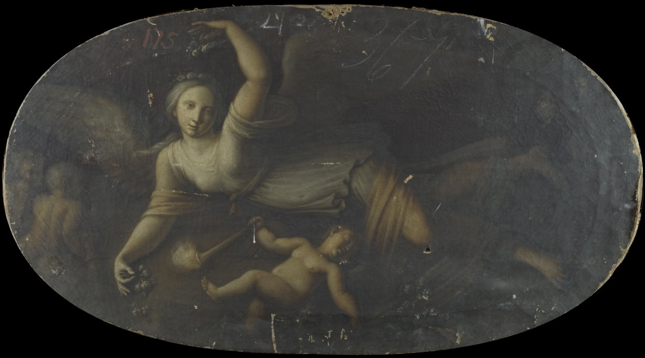 Aurora (dipinto) di De Angelis Desiderio (secc. XVIII/ XIX)
