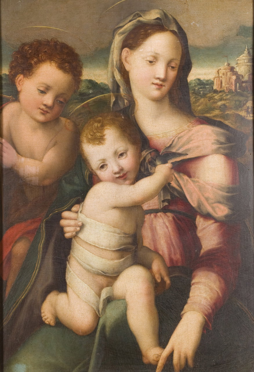 Madonna con Bambino e San Giovannino (dipinto) di Michele Tosini detto Michele d