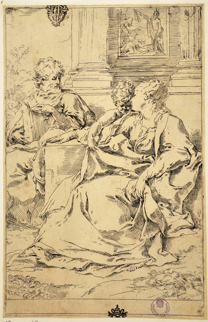 Sacra Famiglia (stampa) by Reni Guido (sec. XVI)