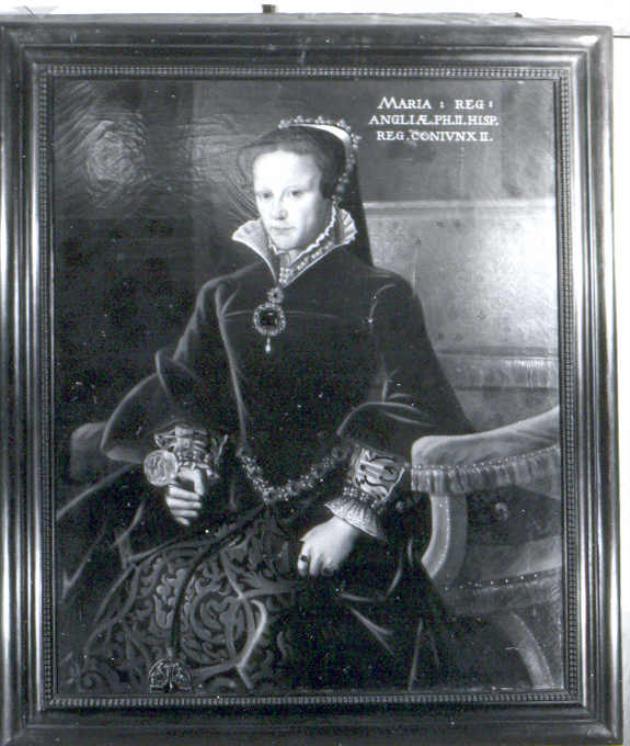 Ritratto di Maria Regina d'Inghilterra moglie di Filippo II re di Spagna