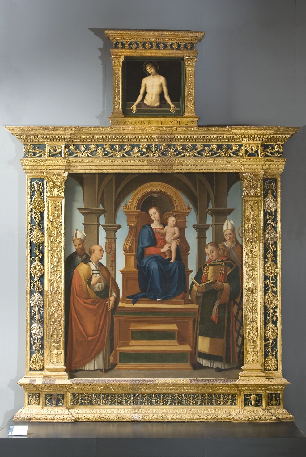 pala d'altare, insieme di Bastoni Giovanni Battista, Vannucci Pietro detto 