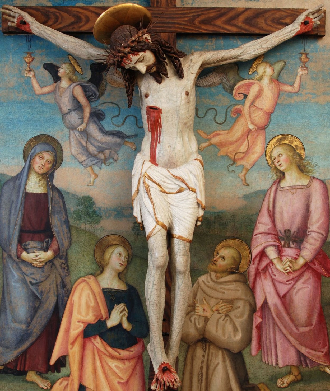 crocifissione (dipinto, elemento d'insieme) by Vannucci Pietro detto il Per