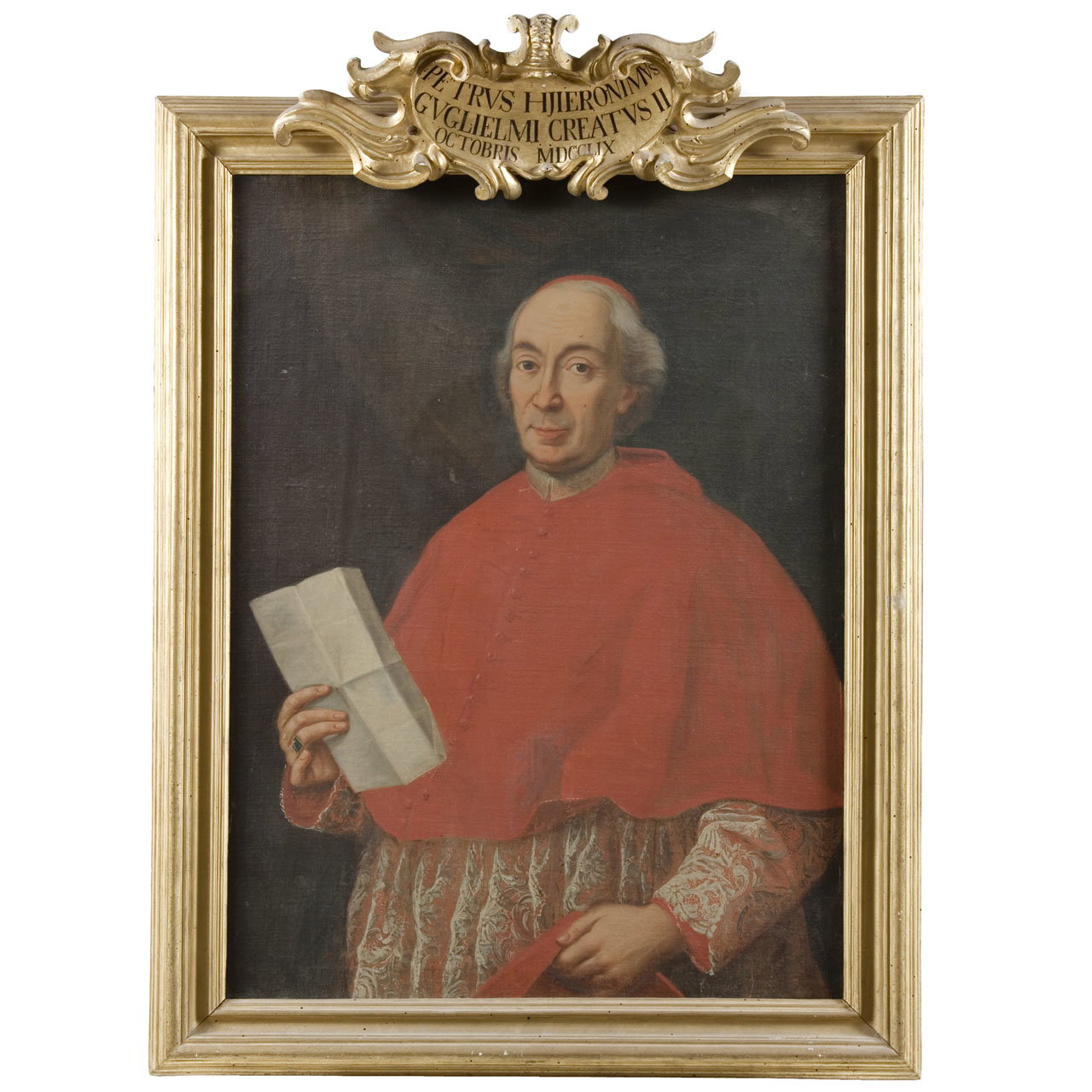 Ritratto del cardinale Pietro Girolamo Guglielmi (dipinto) - ambito senese (sec.
