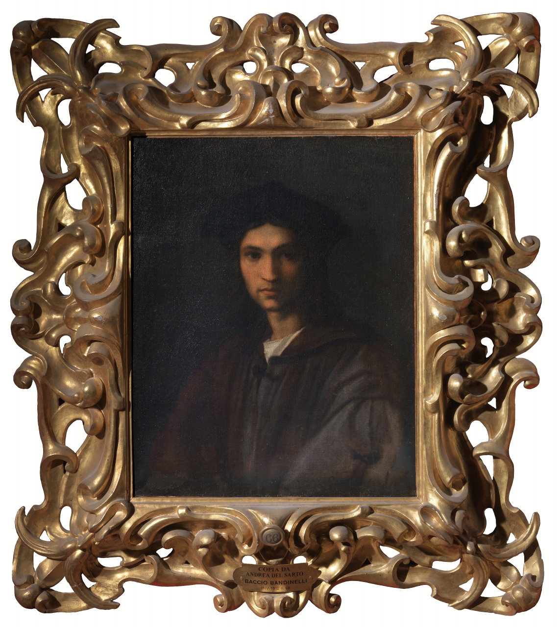 ritratto di giovane (Baccio Bandinelli ?) (dipinto) di Andrea del Sarto (maniera
