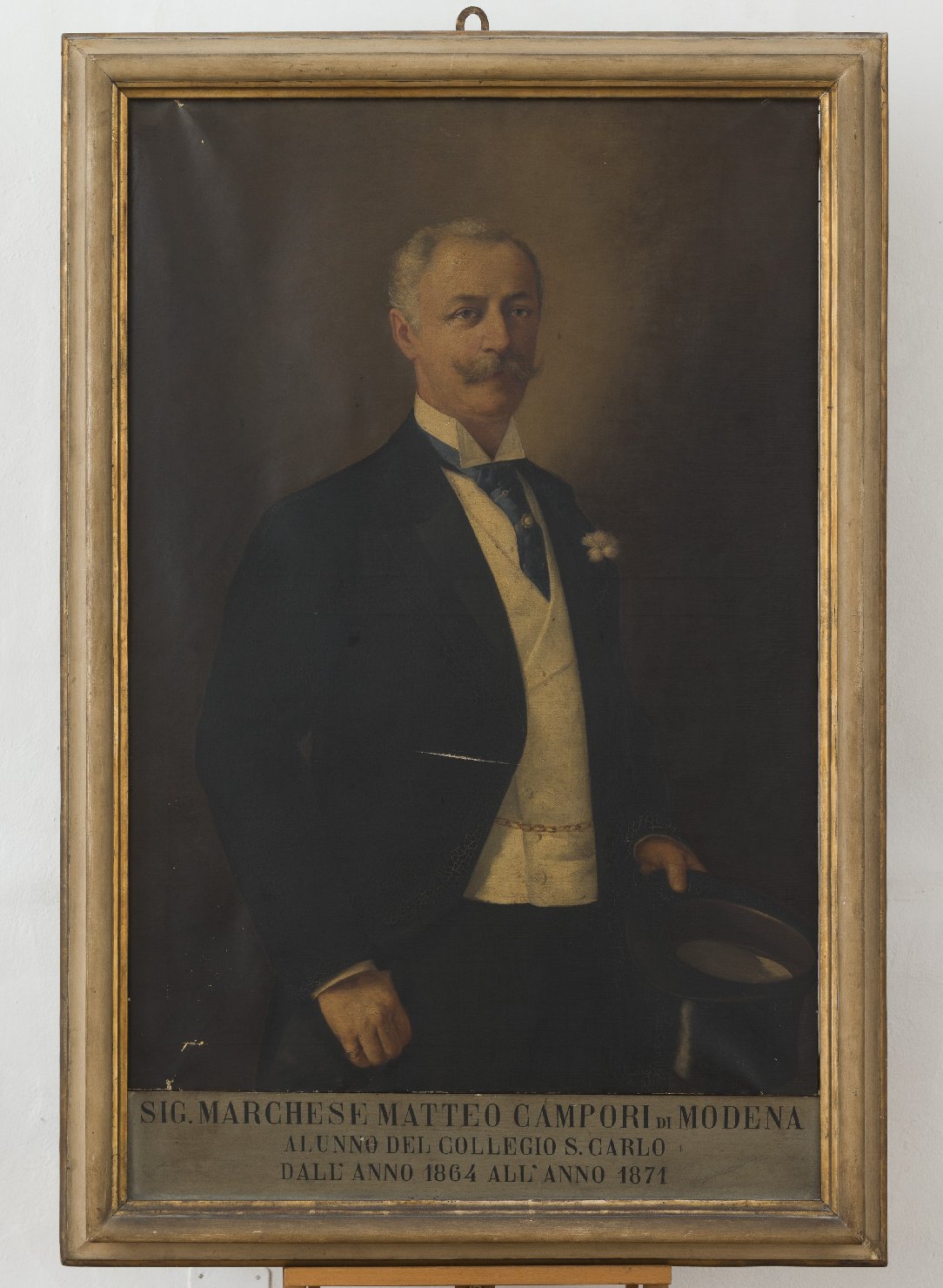 Ritratto di Matteo Campori (dipinto) - ambito modenese (fine sec. XIX)