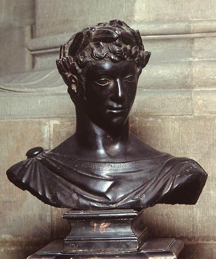 ritratto d'uomo (busto) - ambito fiorentino (seconda met&agrave; sec. XV)