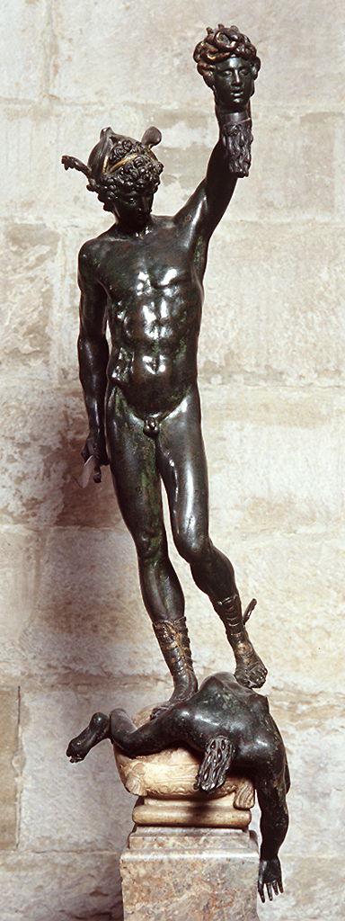 Perseo con la testa di Medusa (statuetta) by Cellini Benvenuto (sec. XVI)