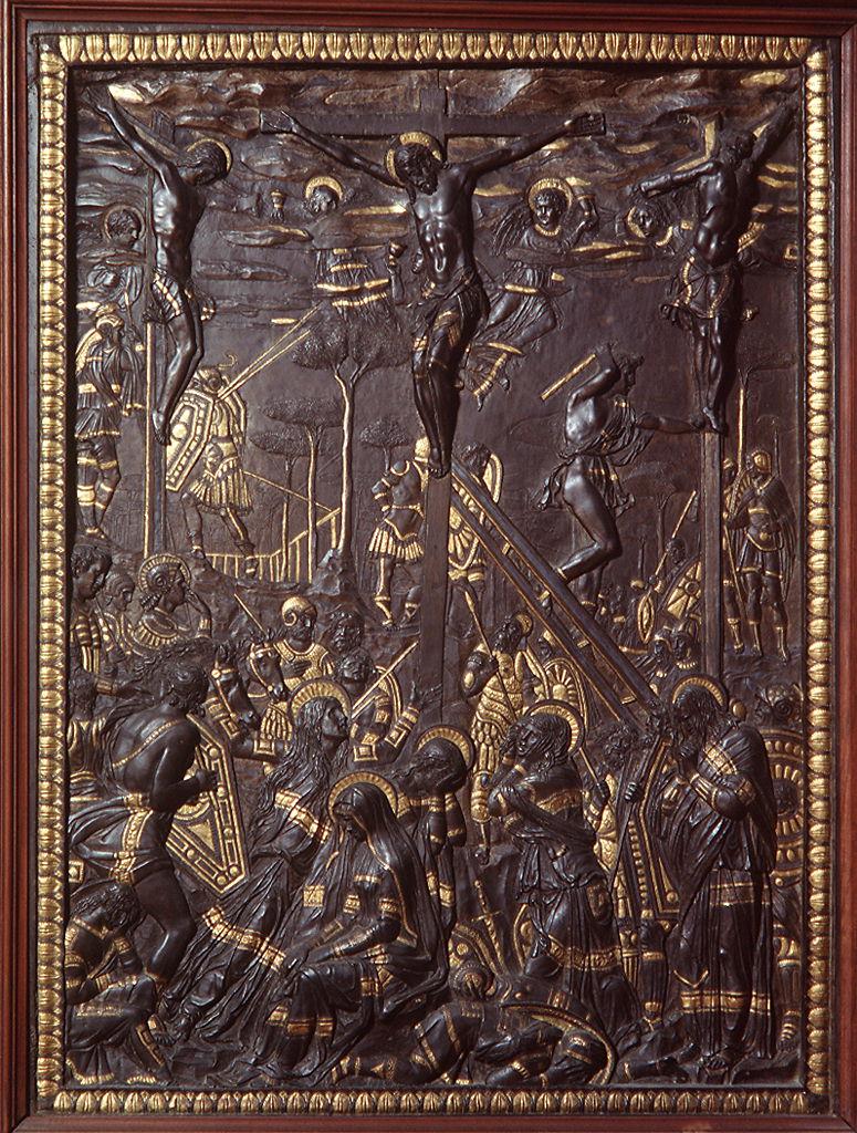 crocifissione di Cristo (rilievo) by Bardi Donato detto Donatello (sec. XV)