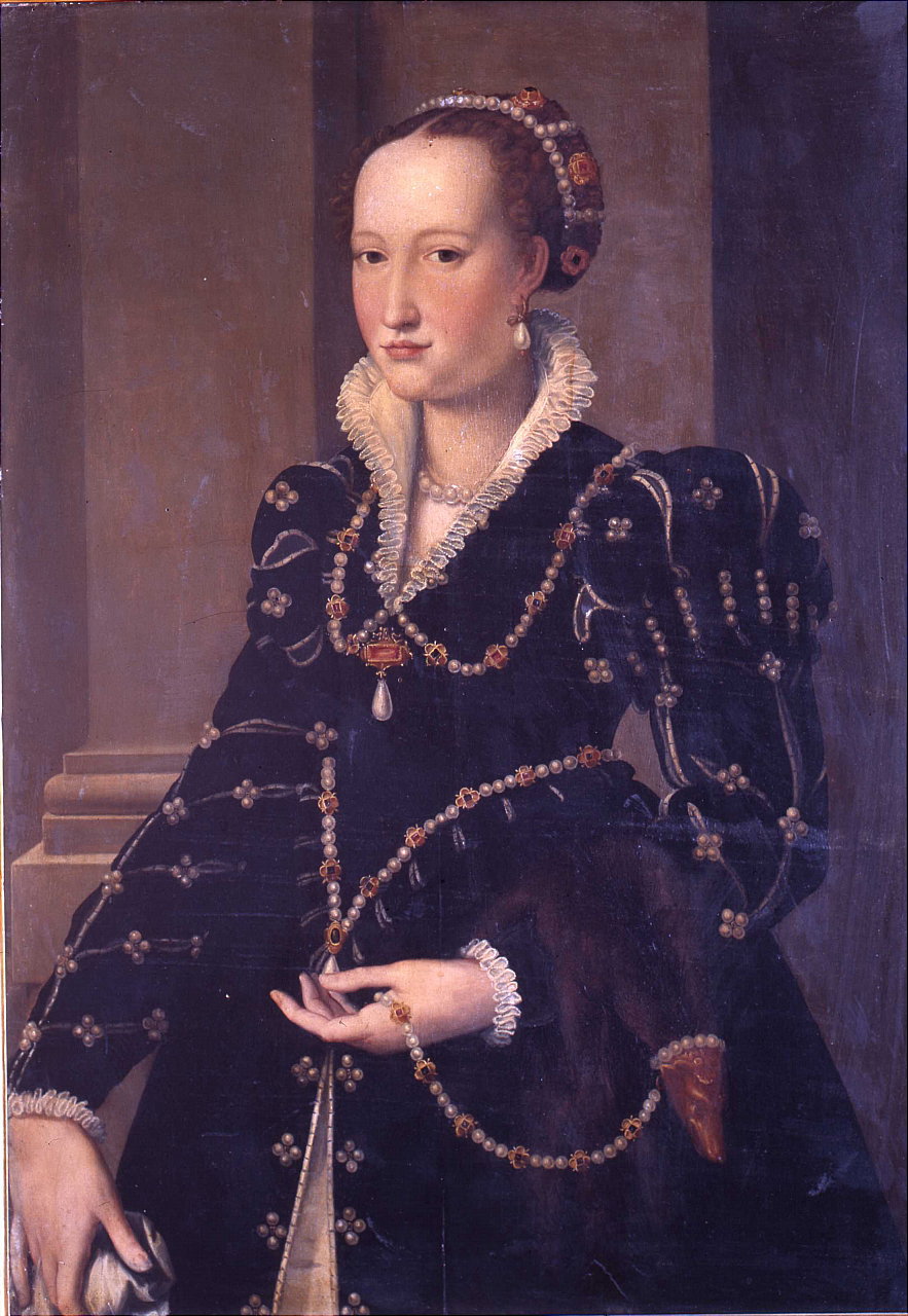 ritratto di Isabella de' Medici (dipinto) by Allori Alessandro (?) (terzo q