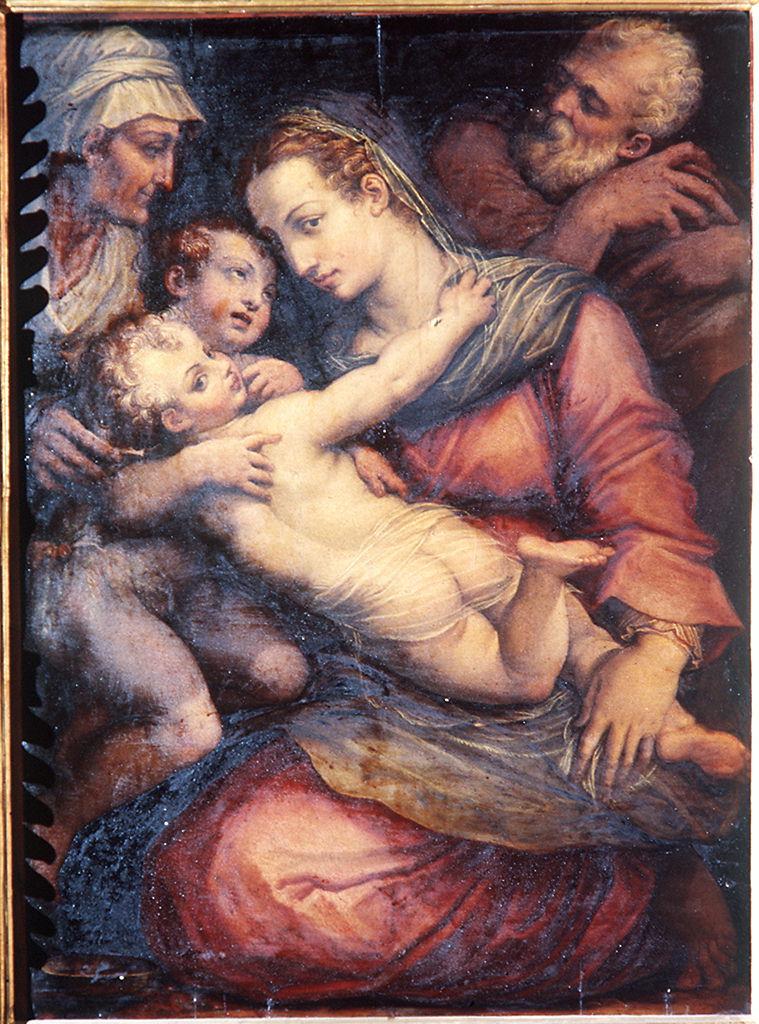 Sacra Famiglia con San Giovannino e Sant'Elisabetta (dipinto) di Vasari Gio