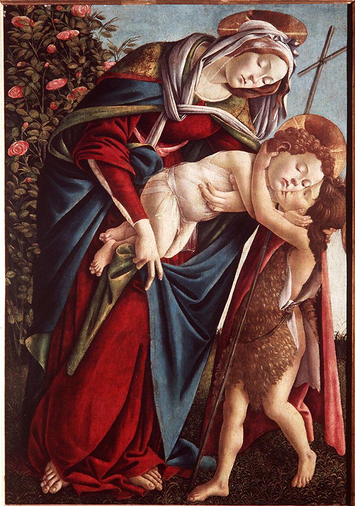 Madonna con Bambino e San Giovannino (dipinto) by Filipepi Alessandro detto Bott