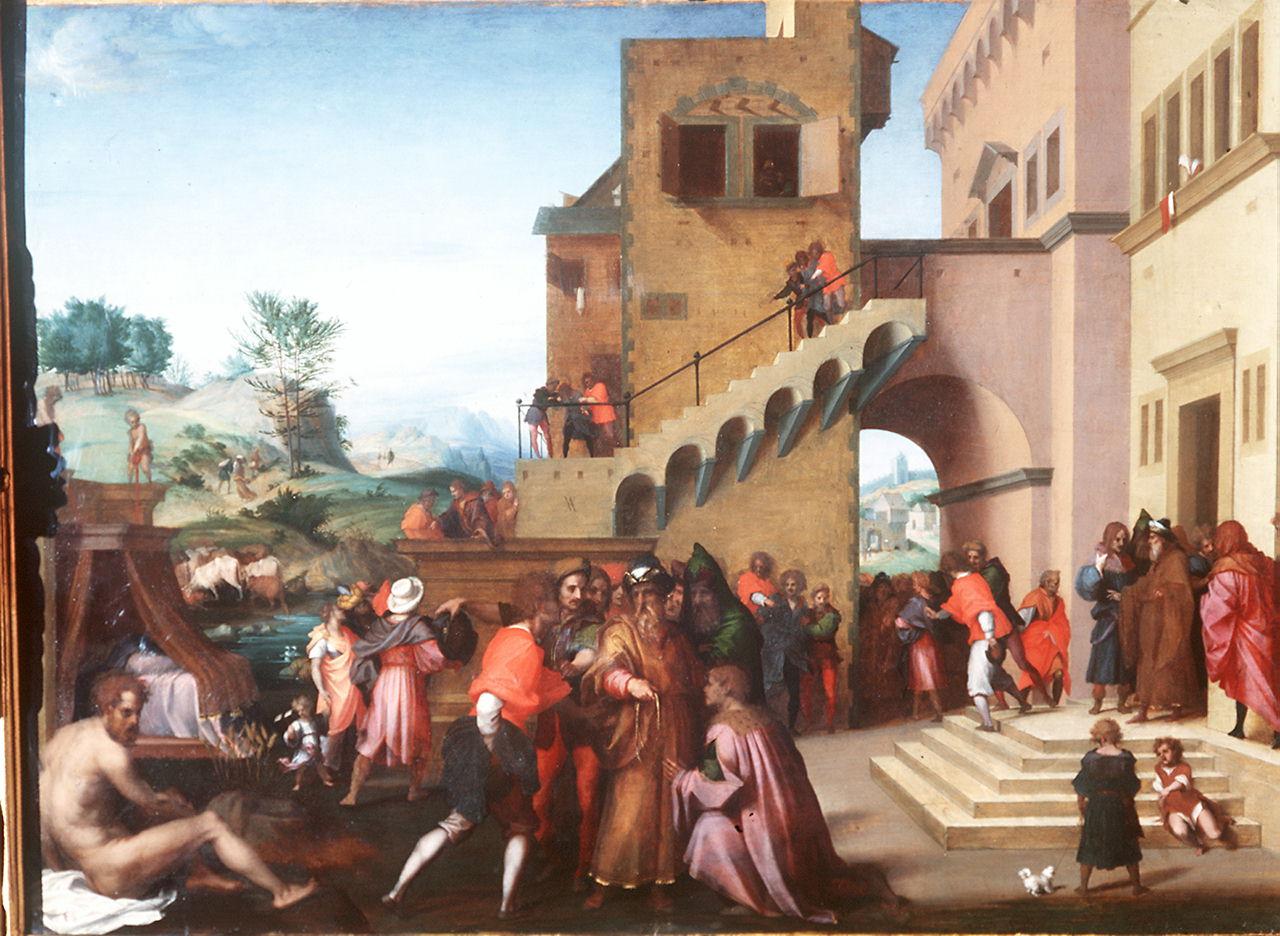 Giuseppe interpreta i sogni del faraone (dipinto) by Andrea del Sarto (primo qua