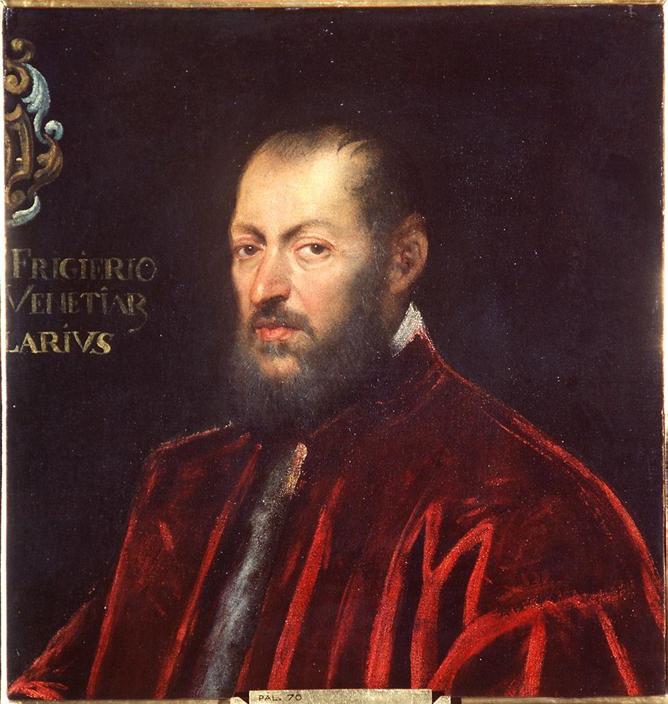 ritratto di Andrea Frizier (dipinto) di Robusti Jacopo detto Tintoretto (ultimo 