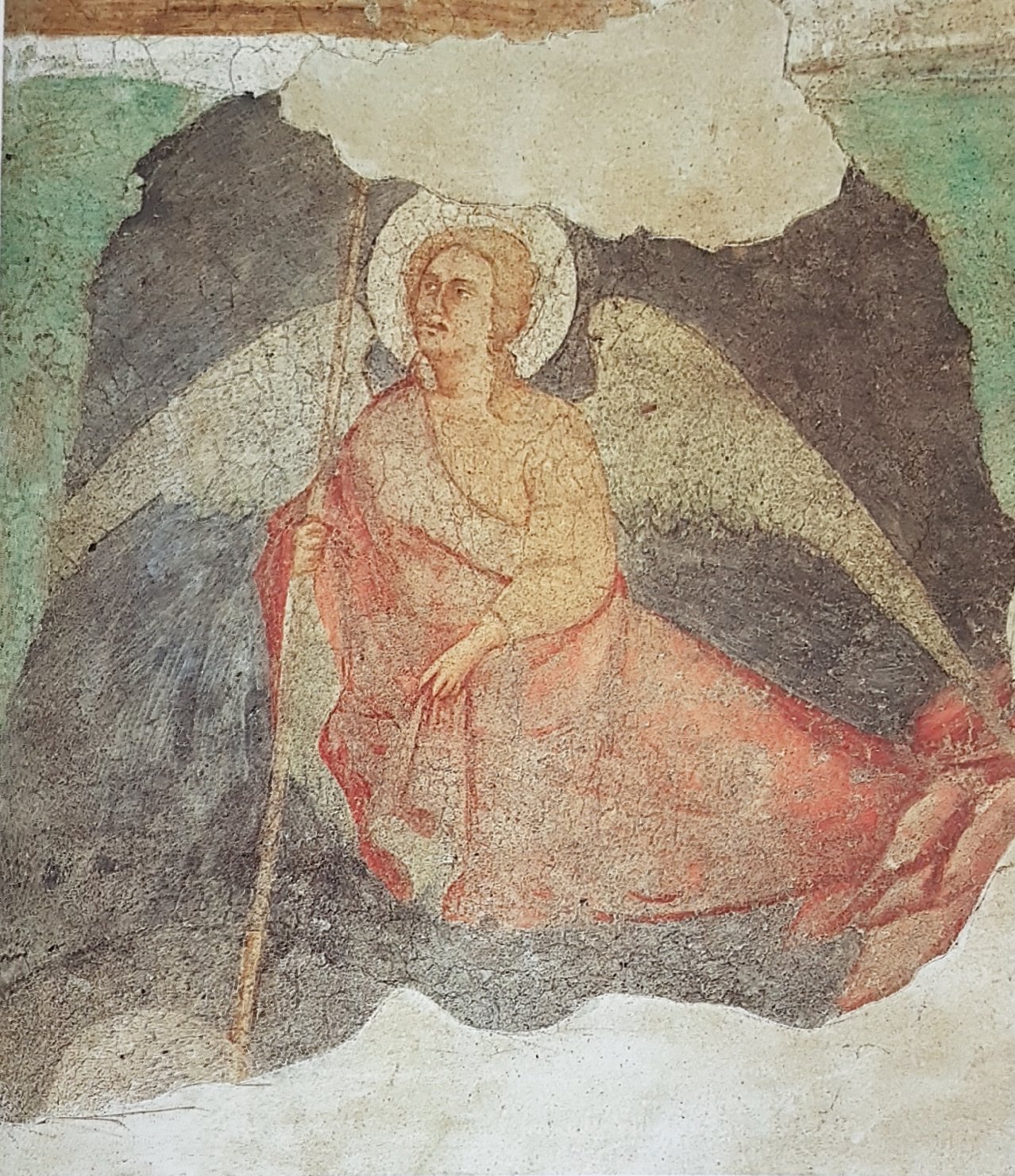 angelo (dipinto, frammento) by Antonio Veneziano (ultimo quarto sec. XIV)