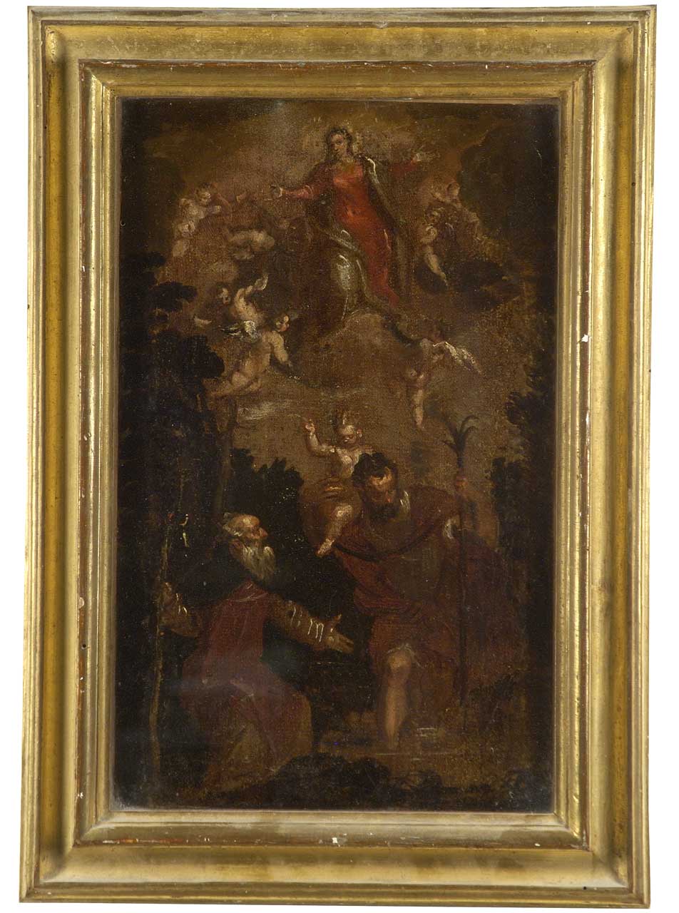 Madonna in gloria tra Sant'Antonio e San Cristoforo (dipinto) by Robusti Do