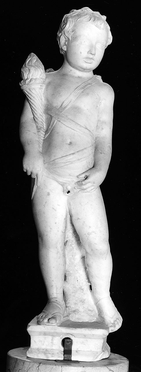 putto che minge (scultura) by Mino da Fiesole (sec. XV)