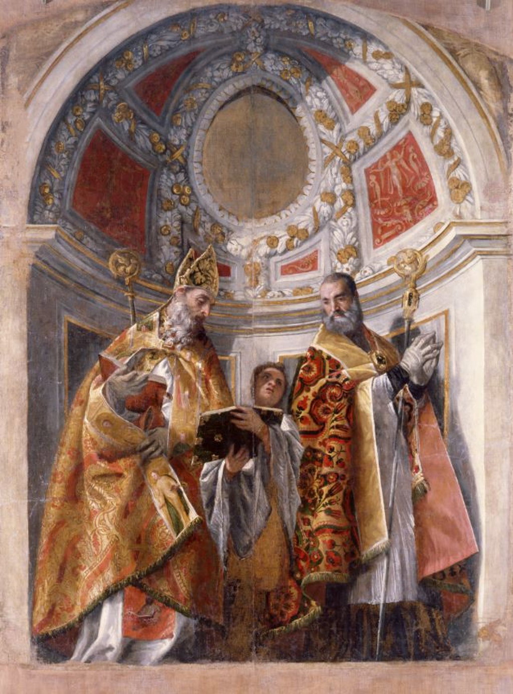 Due santi vescovi (Geminiano e Severo?)
